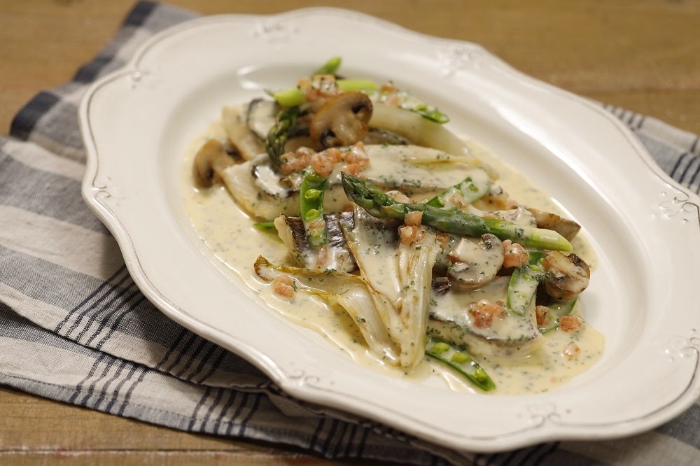 白身魚のデュグレレ風