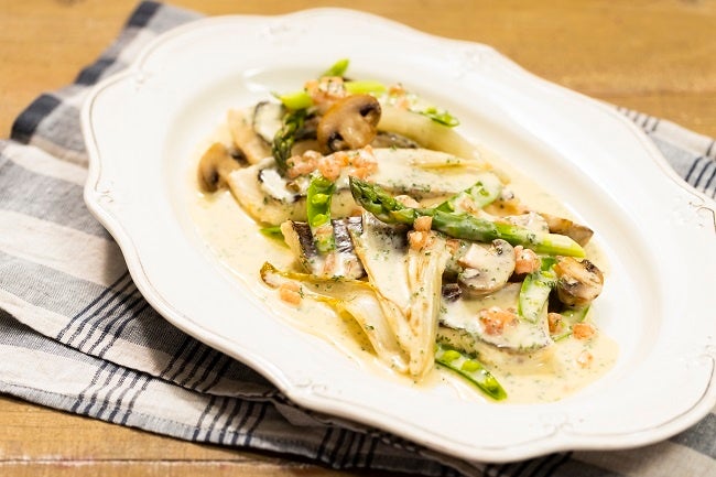 白身魚のデュグレレ風