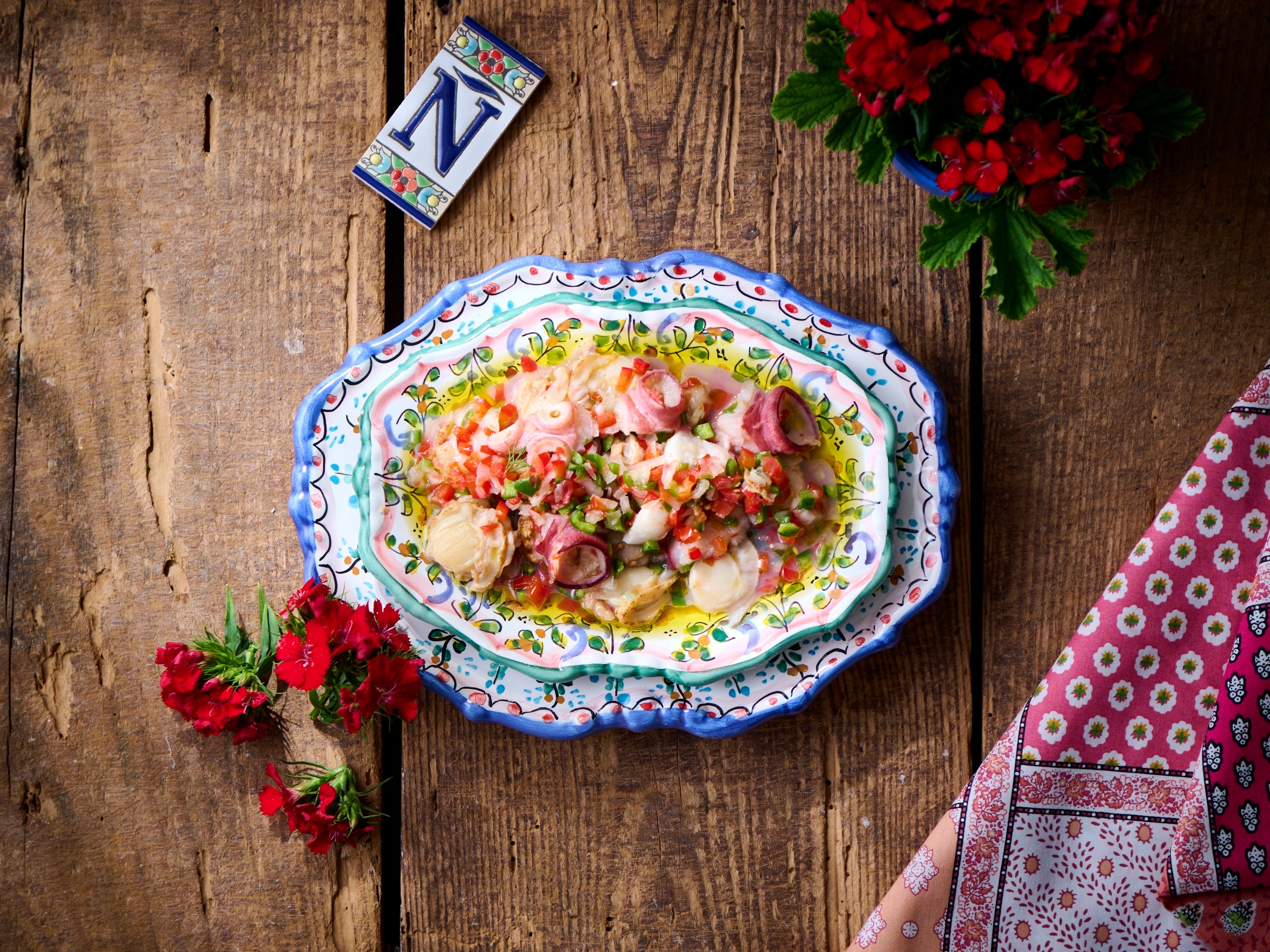 “サルピコン” 水ダコとベビーホタテのマリネ