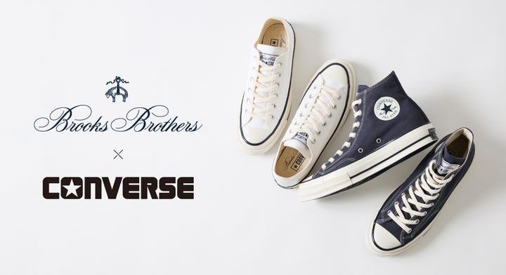 【翌日発送】Brooks Brothers x CONVERSE ローカット 15673-222-