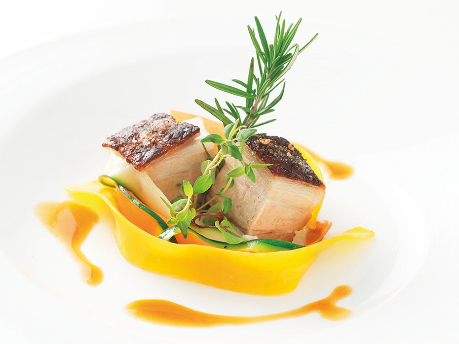 キビまる豚バラ肉のブレゼ 黒糖キャラメリーゼ