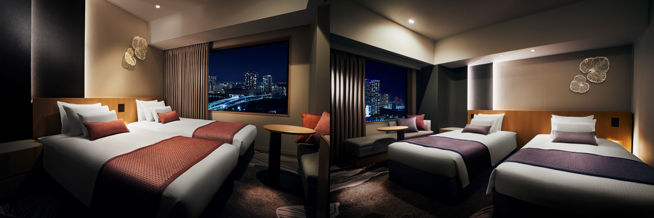 左：モデレートツインプラス　右：スーペリアツインプラス