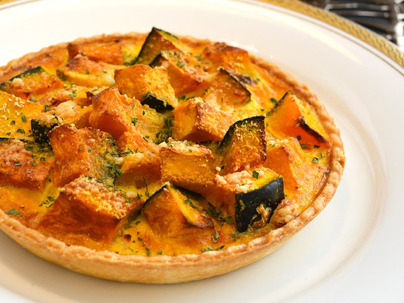 ランチバイキング　限定　カボチャのキッシュ