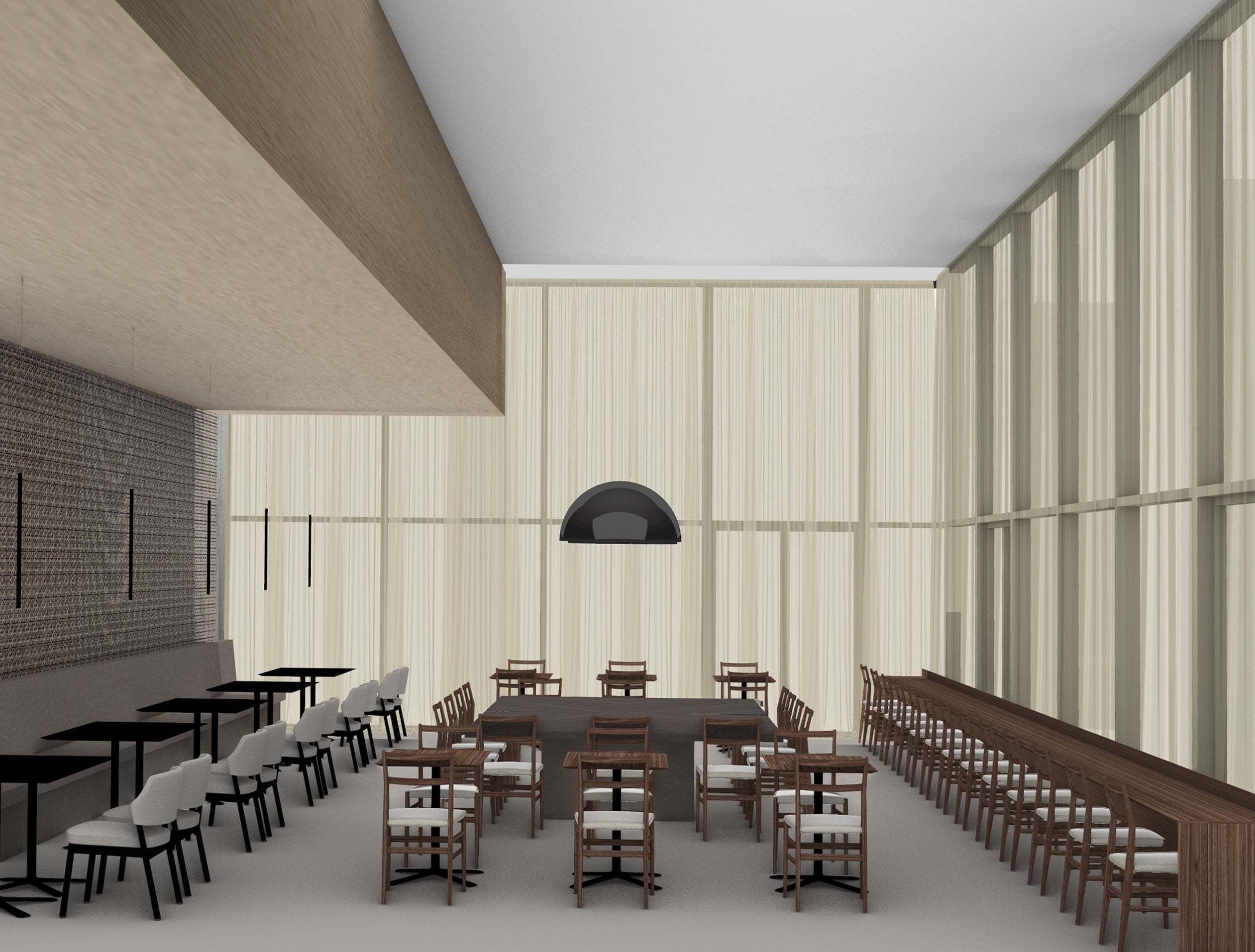 「ろくさん」日本料理店 完成予想図／ホール