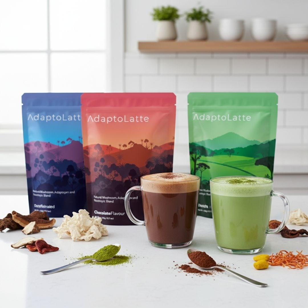 アダプトラテより2つの新しいマッシュルームコーヒーのフレーバーが