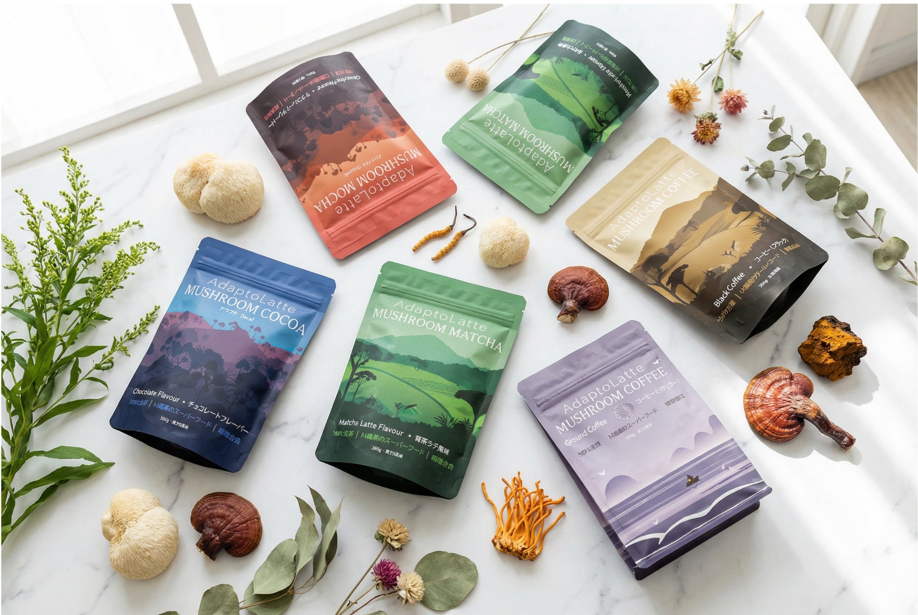 MUSHROOM COFFEE(マッシュルームコーヒー)ブランド「アダプトラテ MUSHROOM COFFEE(マッシュルームコーヒー)ブランド「アダプトラテ