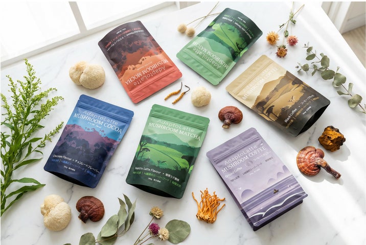 MUSHROOM COFFEE(マッシュルームコーヒー)ブランド「アダプトラテ MUSHROOM COFFEE(マッシュルームコーヒー)ブランド「アダプトラテ