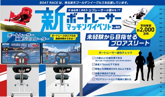 職業としてのボートレーサーの魅力を発信「新ボートレーサーマッチング