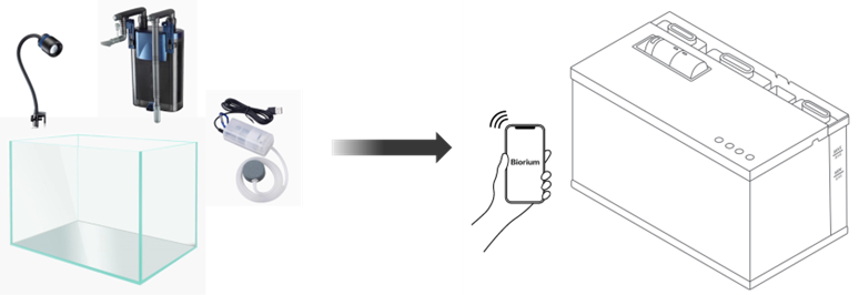 2023年度中国で大ヒット商品、水温も餌やりもスマホ一つで管理 一体型