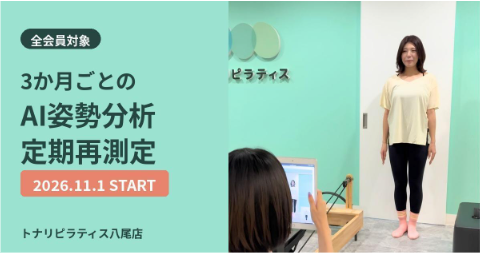 「通って姿勢は変わった？」を数値で確かめる 全会員対象、3か月ごとのAI姿勢分析 定期再測定を11月開始