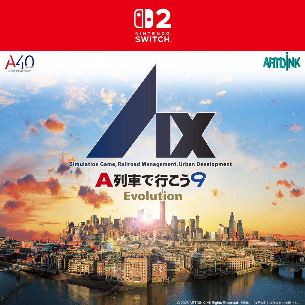 A列車で行こう9進化版、Switch2で登場!40周年記念 A列車で行こう9進化版、Switch2で登場!40周年記念