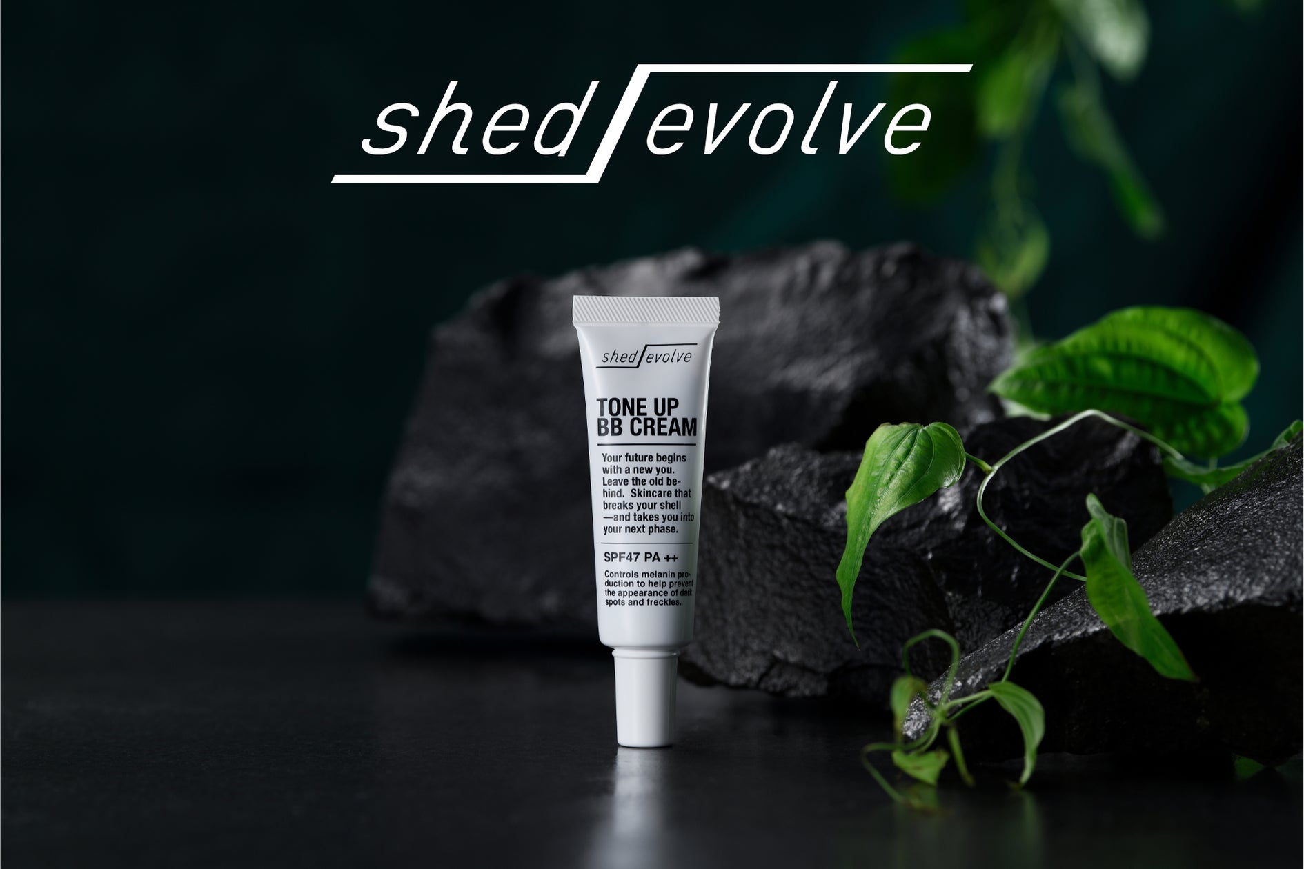 Turn "looking tired" into a weapon with a single application. Men's cosmetic brand "shed/evolve" for working men launches today.