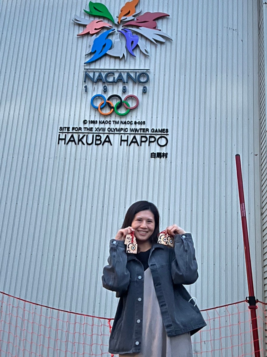 白馬に到着した絵馬