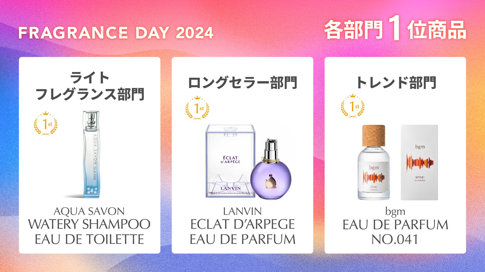 フレグランスの祭典「FRAGRANCE DAY2024」開催― | 株式会社