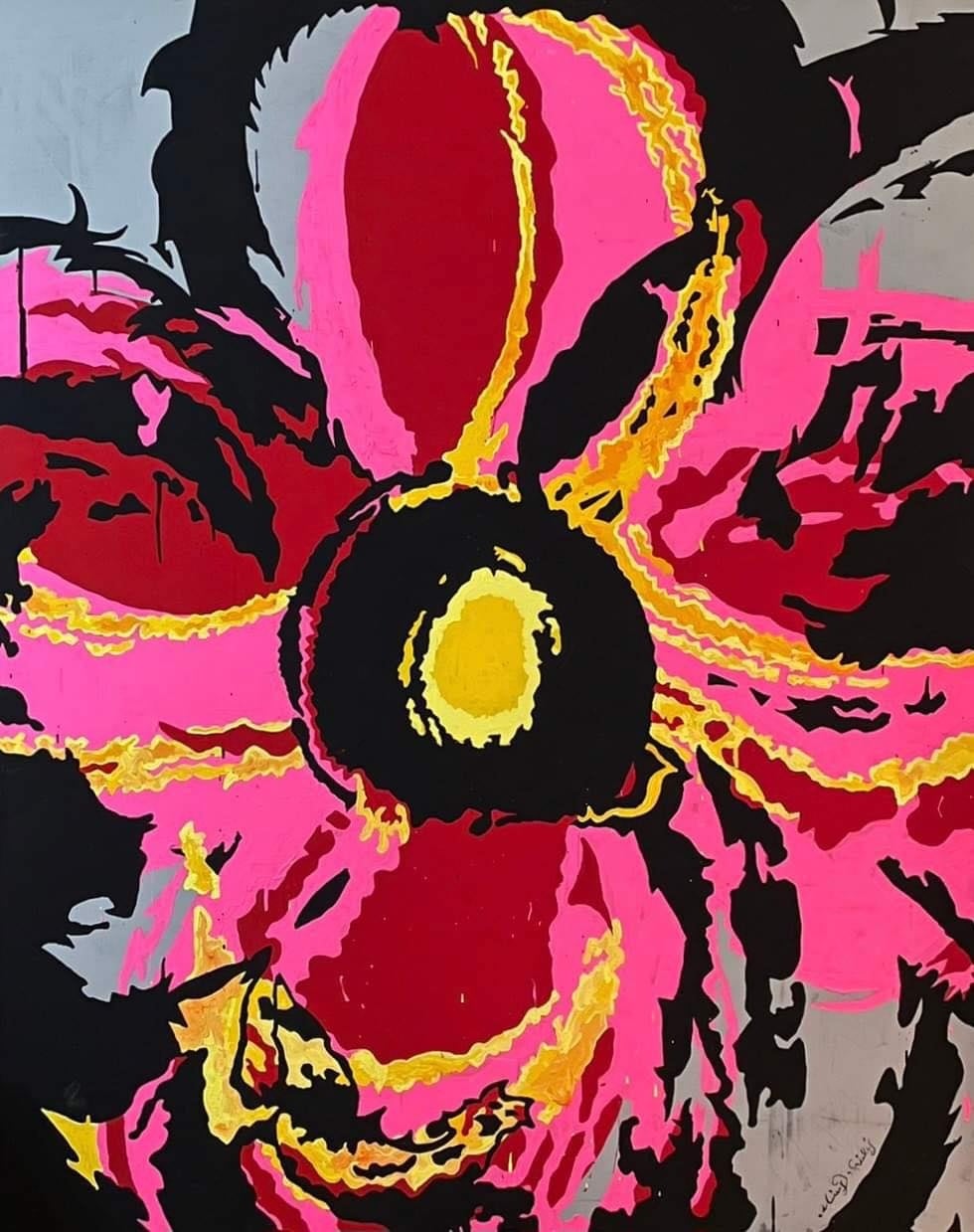 幾花にいろ　～幾日展～複製原画 太古図−集−」 2025年 10号P 麻紙、岩絵具 かせきのきょうりゅう