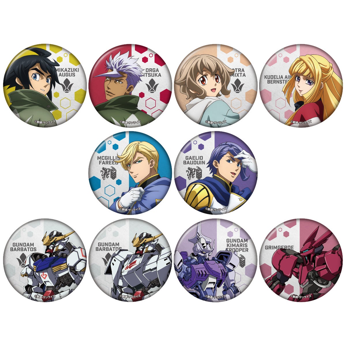 機動戦士ガンダム　鉄血のオルフェンズ　アクキー　缶バッジ 機動戦士ガンダム 鉄血のオルフェンズ』&『ウルズハント