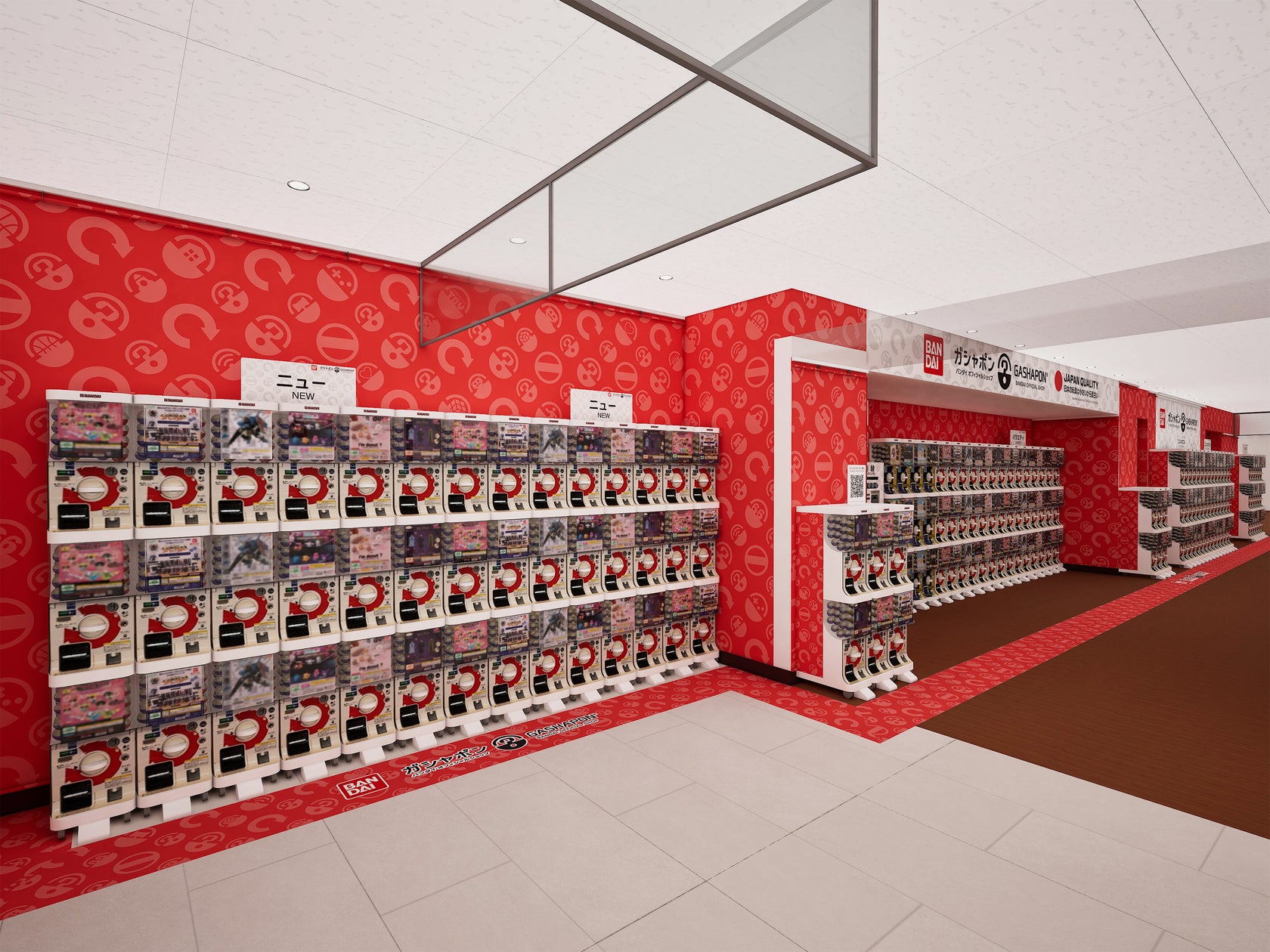 バンダイ公式の「ガシャポン(R)」専門店が登場 『ガシャポンバンダイオフィシャルショップ』山口井筒屋店 2026年8月6日(木)オープン!