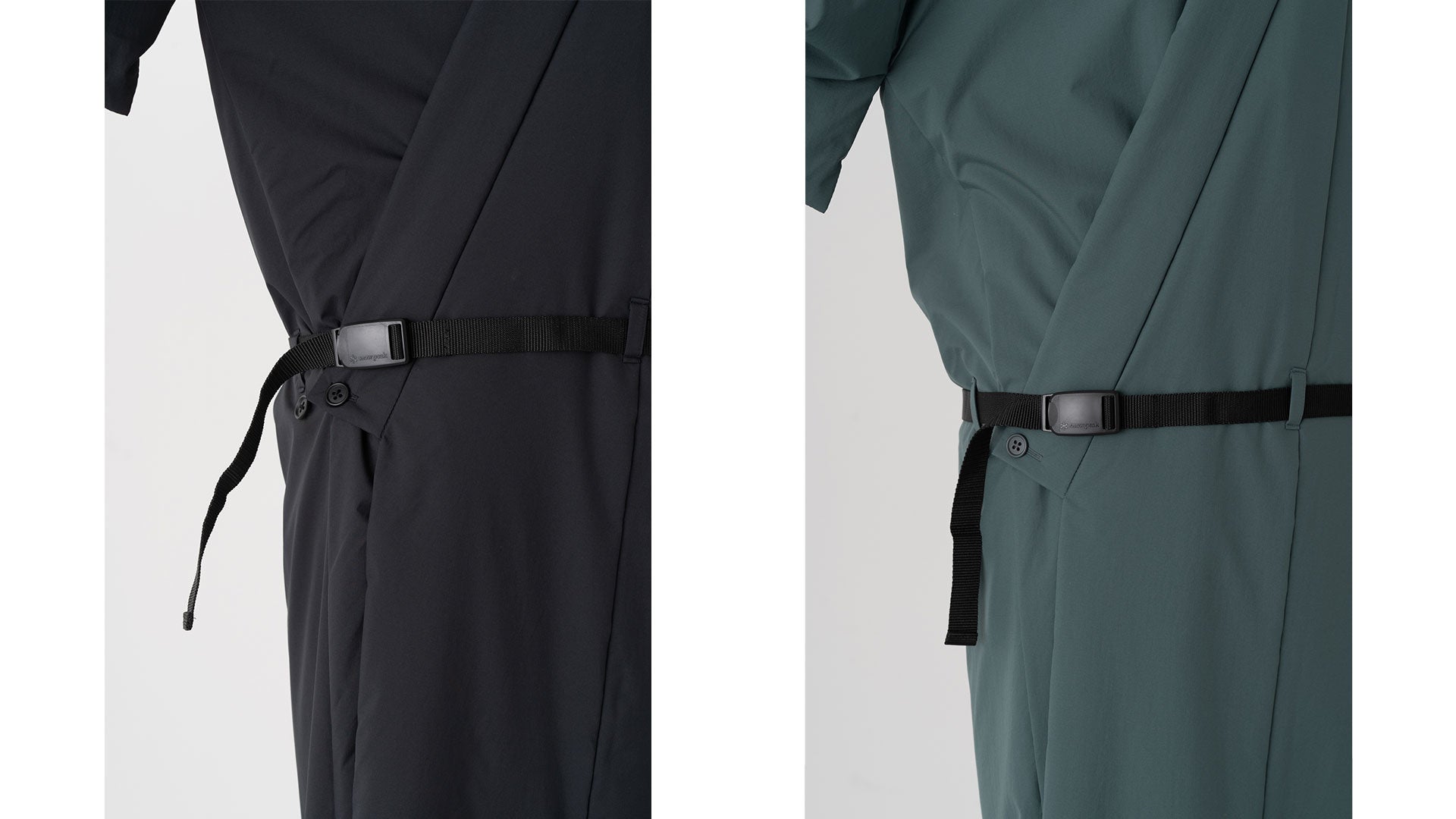 OUTDOOR KIMONO 2L Octa Black／Slate Blue