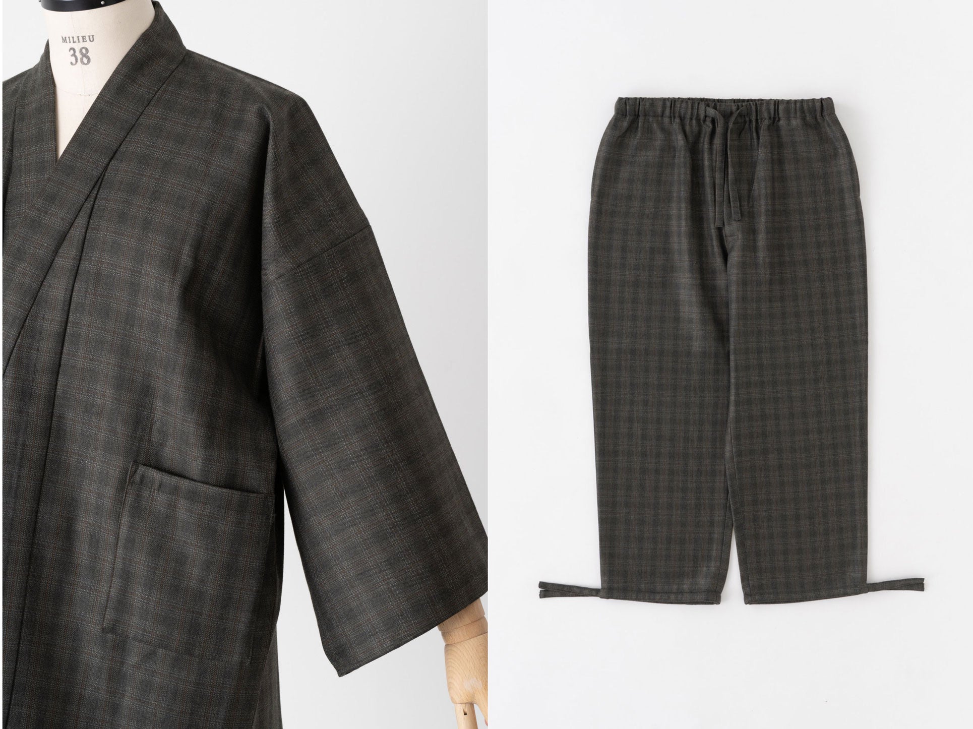 上着とパンツそれぞれがマイサイズでお作り出来ます。