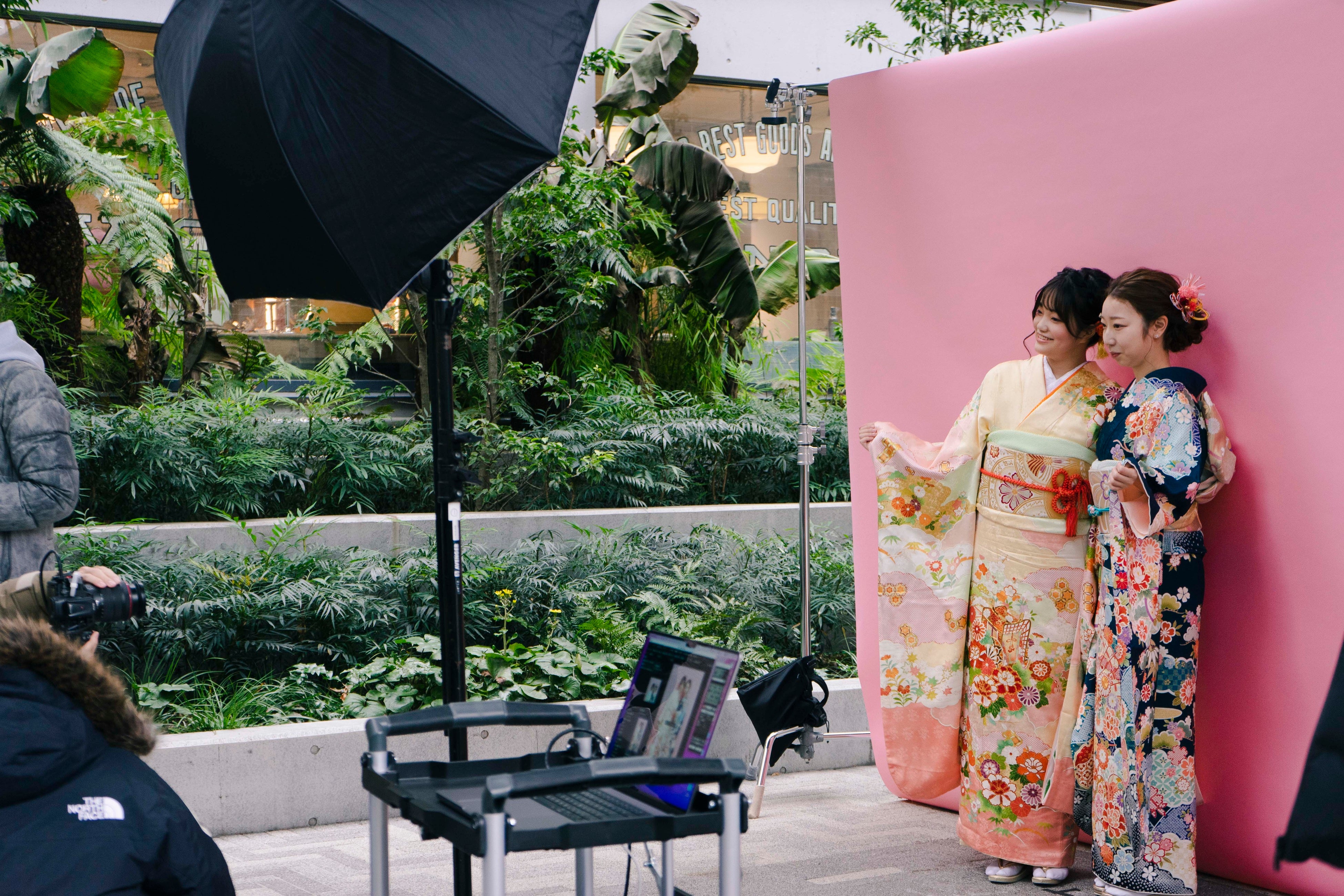 2021年度＜渋谷区×やまと＞無料撮影会の様子