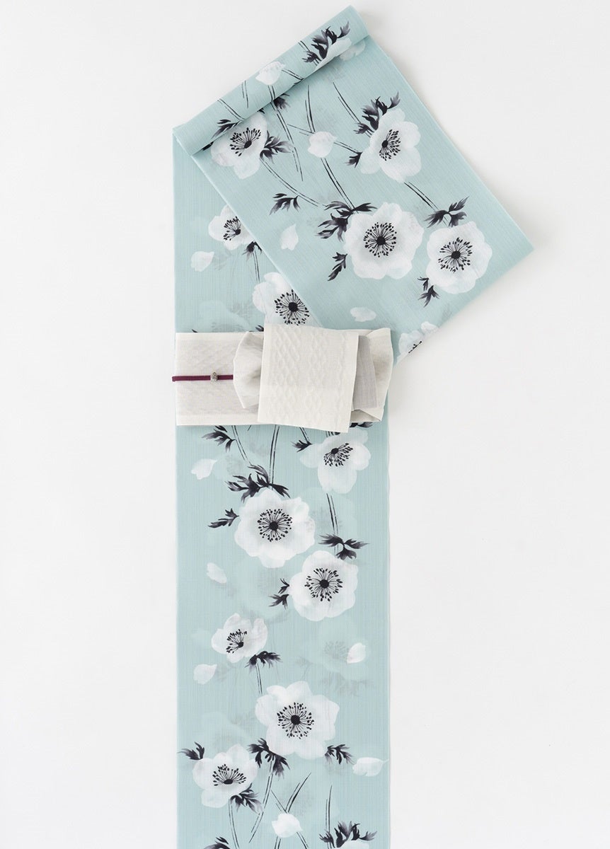 ゆかた夏音　白南風にアネモネ　ミント