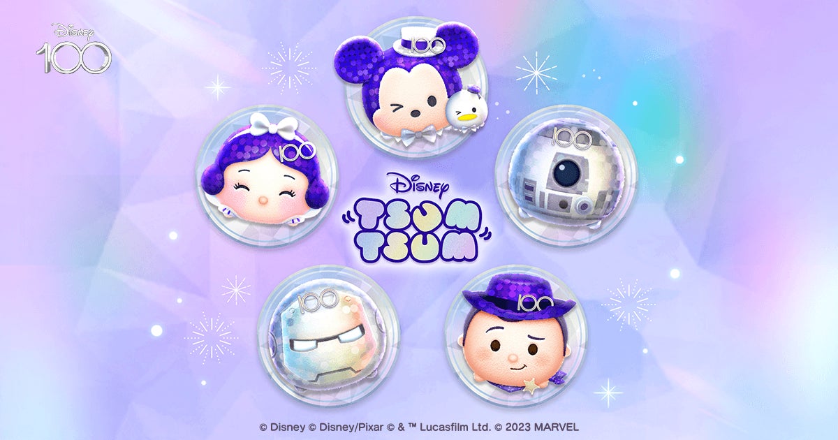 LINE:ディズニー ツムツム』、ディズニー創立100周年をお祝いして LINE:ディズニー ツムツム』、ディズニー創立100周年をお祝いして