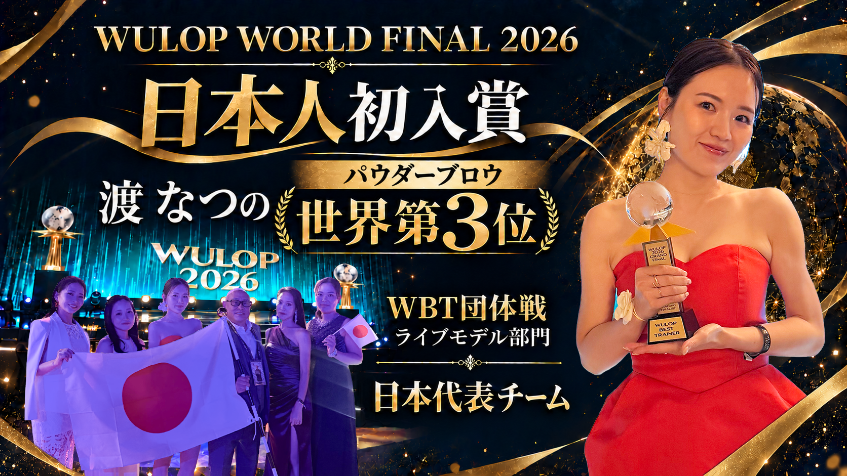 メディカルブロー渡なつの、WULOP WORLD FINAL 2026で世界3位