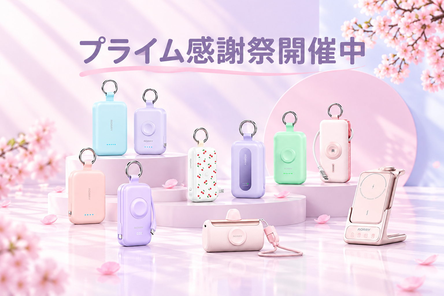 【Amazonプライム感謝祭】秋の旅行シーズンに備える、RORRYの充電ソリューション——10月13日20時より先行セール開催