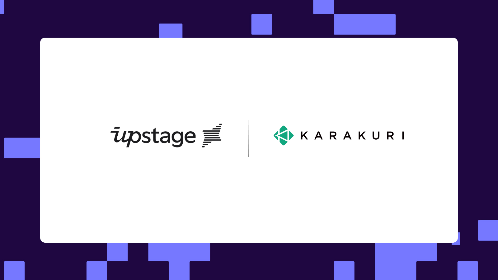 Upstageとカラクリ株式会社が事業連携における戦略的MOUを締結