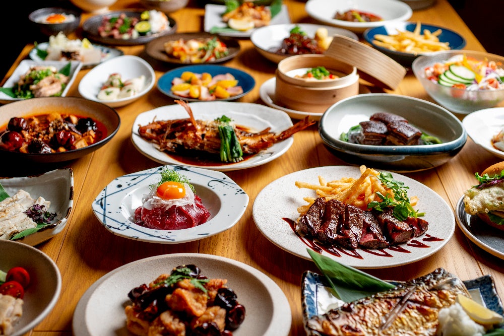 ▲和洋中心の多様なメニュー