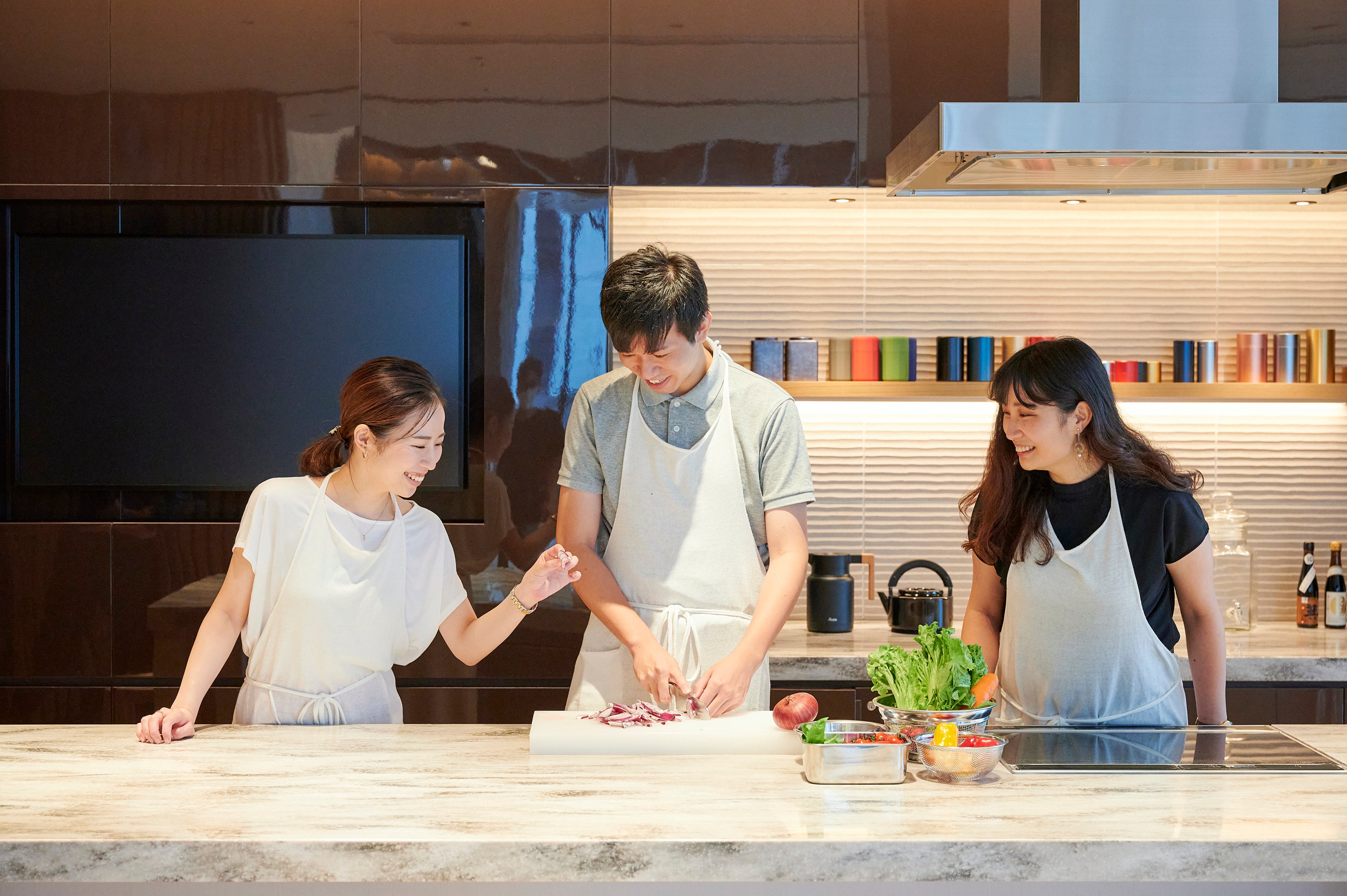 ▲MY Shokudo Hall & Kitchenの様子