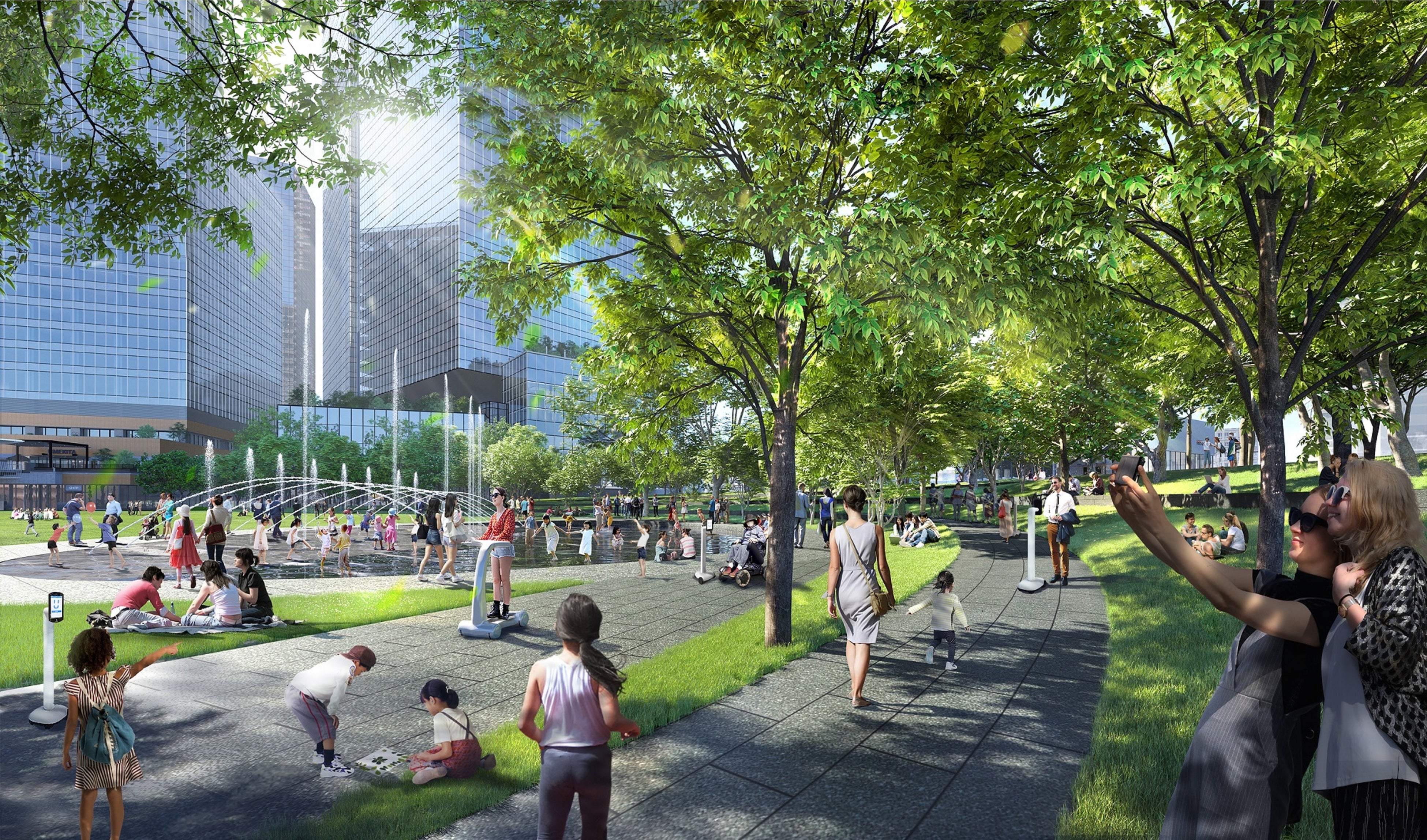 仮称）うめきた公園」工事本格着手 | 三菱地所株式会社のプレス