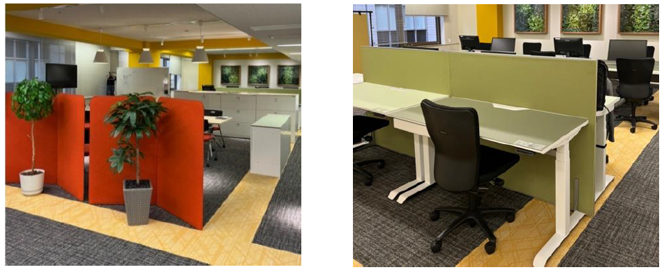 ▲ リユース家具を用いたモデルルーム