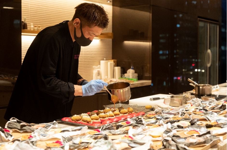 第2回 海を再生する海上養殖 の様子