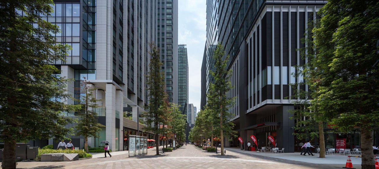 ▲普段の大手町仲通りの様子