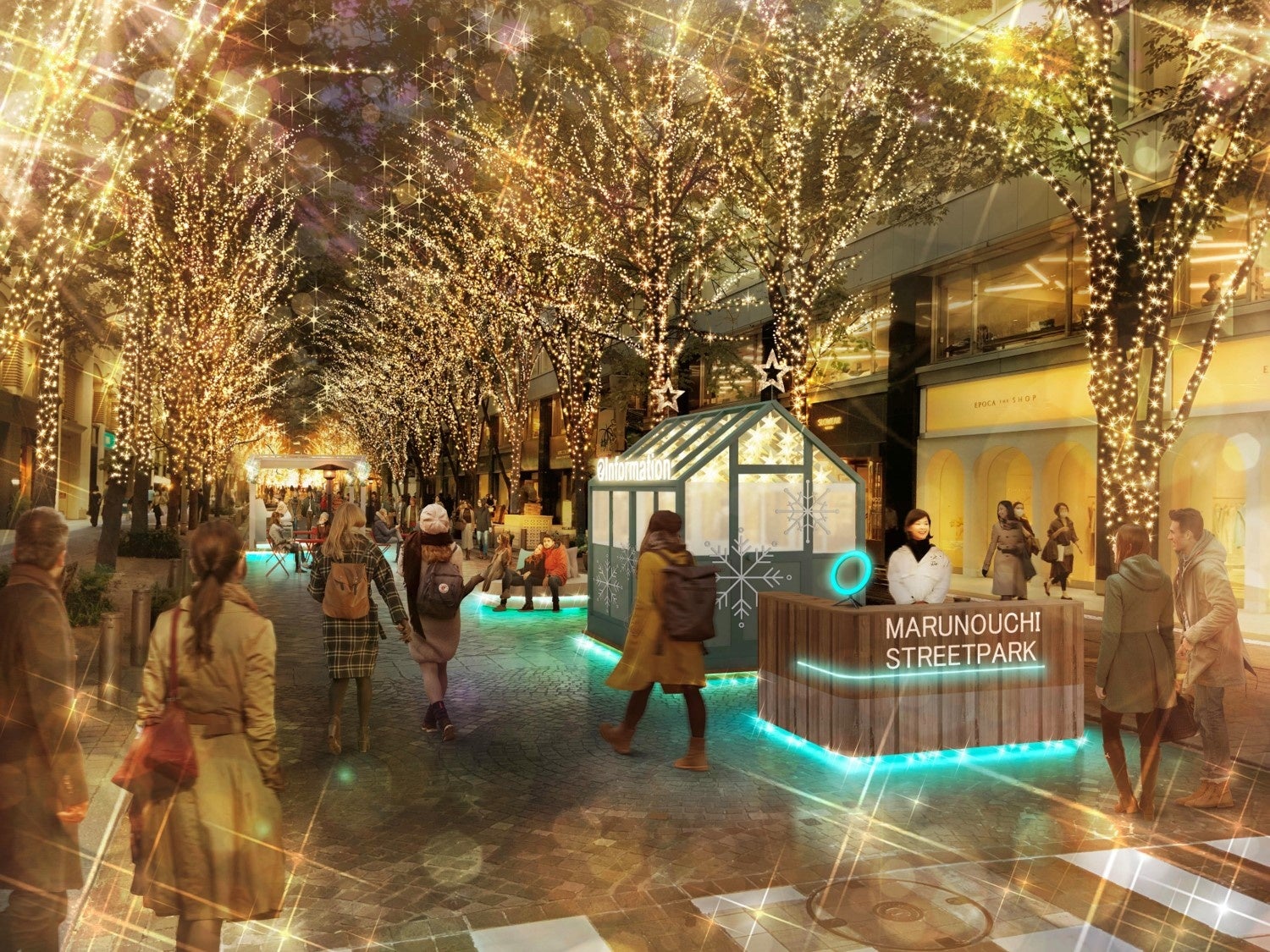 丸の内仲通り イメージパース図③