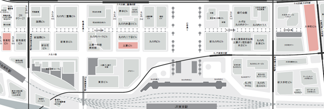 ※赤枠：イベント開催ビル