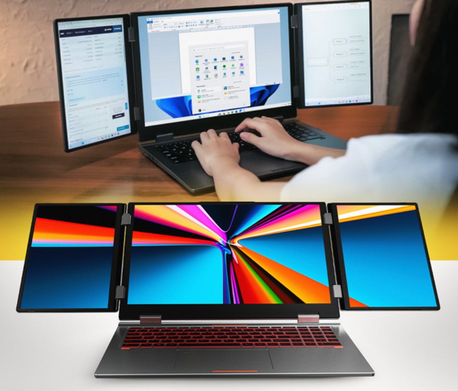 究極の3画面ノートPC「Greyshork X3 Laptop」クラファン開始! | 合同 究極の3画面ノートPC「Greyshork X3 Laptop」クラファン開始! | 合同