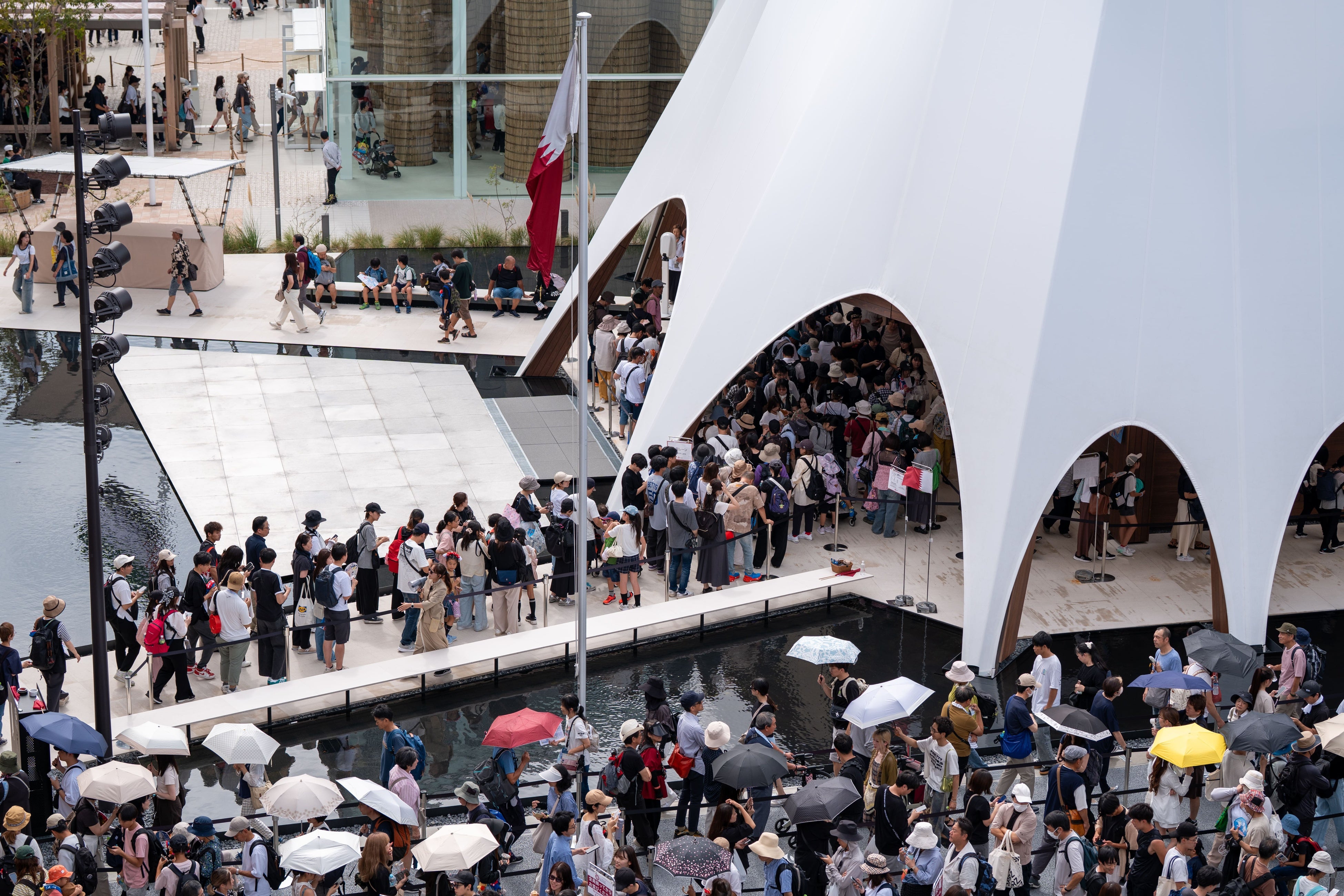 カタールパビリオン、200万人以上の来館者を迎え、2025年大阪・関西