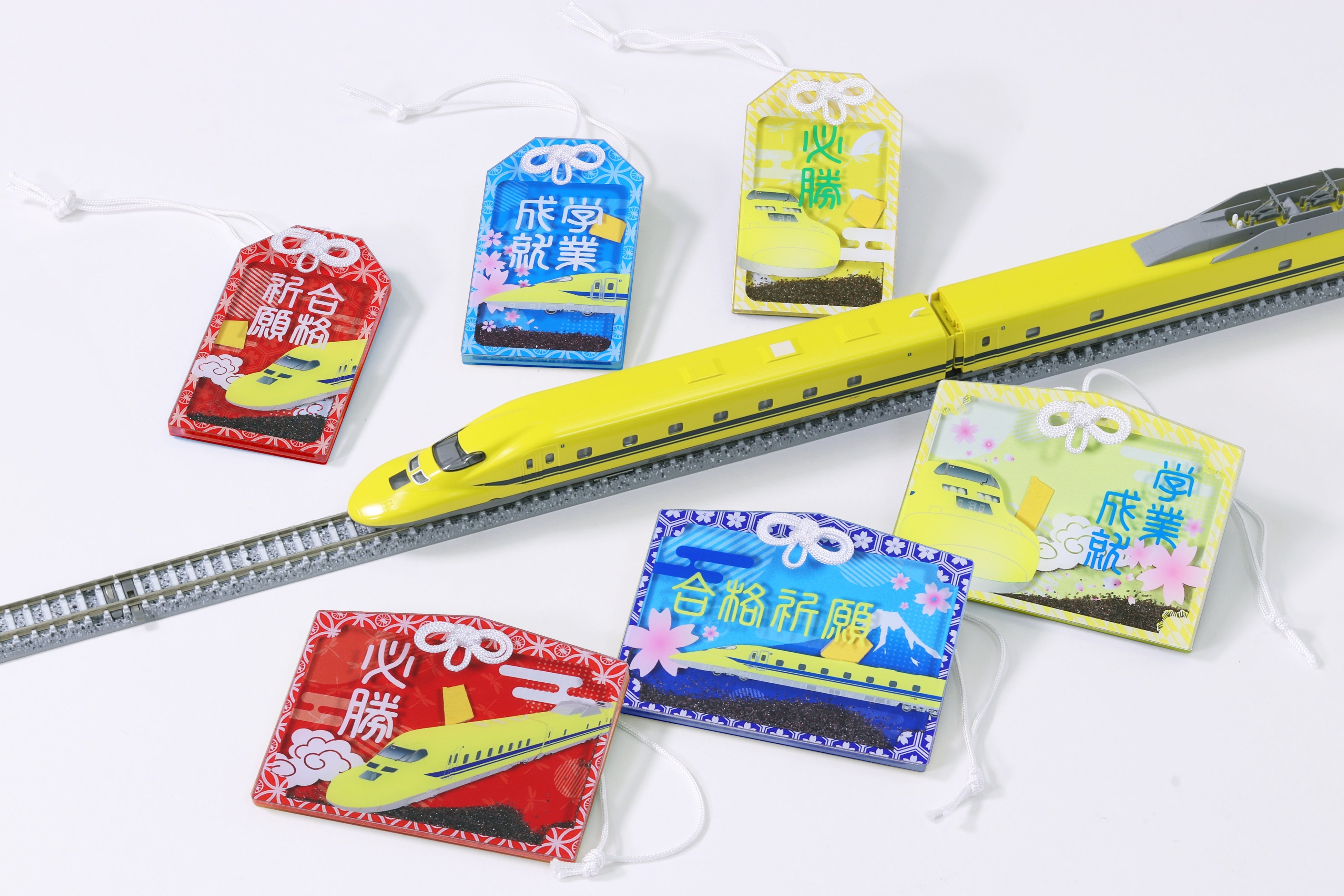 ドクターイエローお守り 全種類セット ＋ アクリルスタンド ドクターイエロー お守り（全種類セット）アクリルスタンド付き