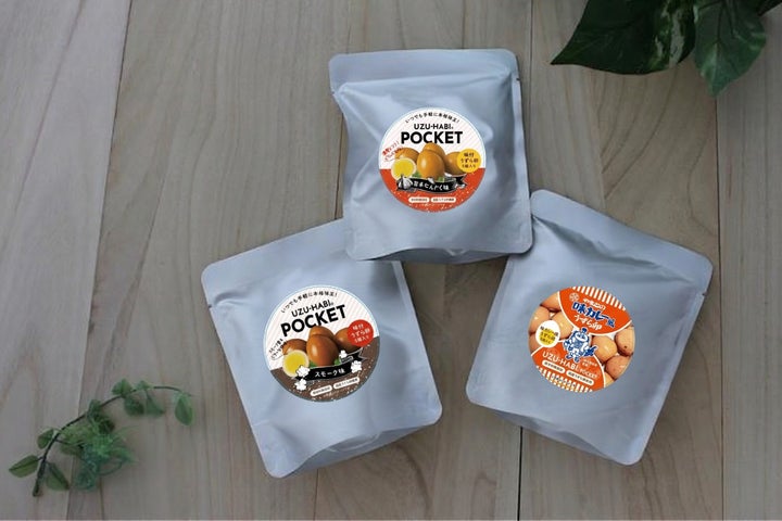 天狗缶詰より、うずら味玉シリーズ「UZU-HABI POCKET」を4月15日より 天狗缶詰より、うずら味玉シリーズ「UZU-HABI POCKET」を4月15日より