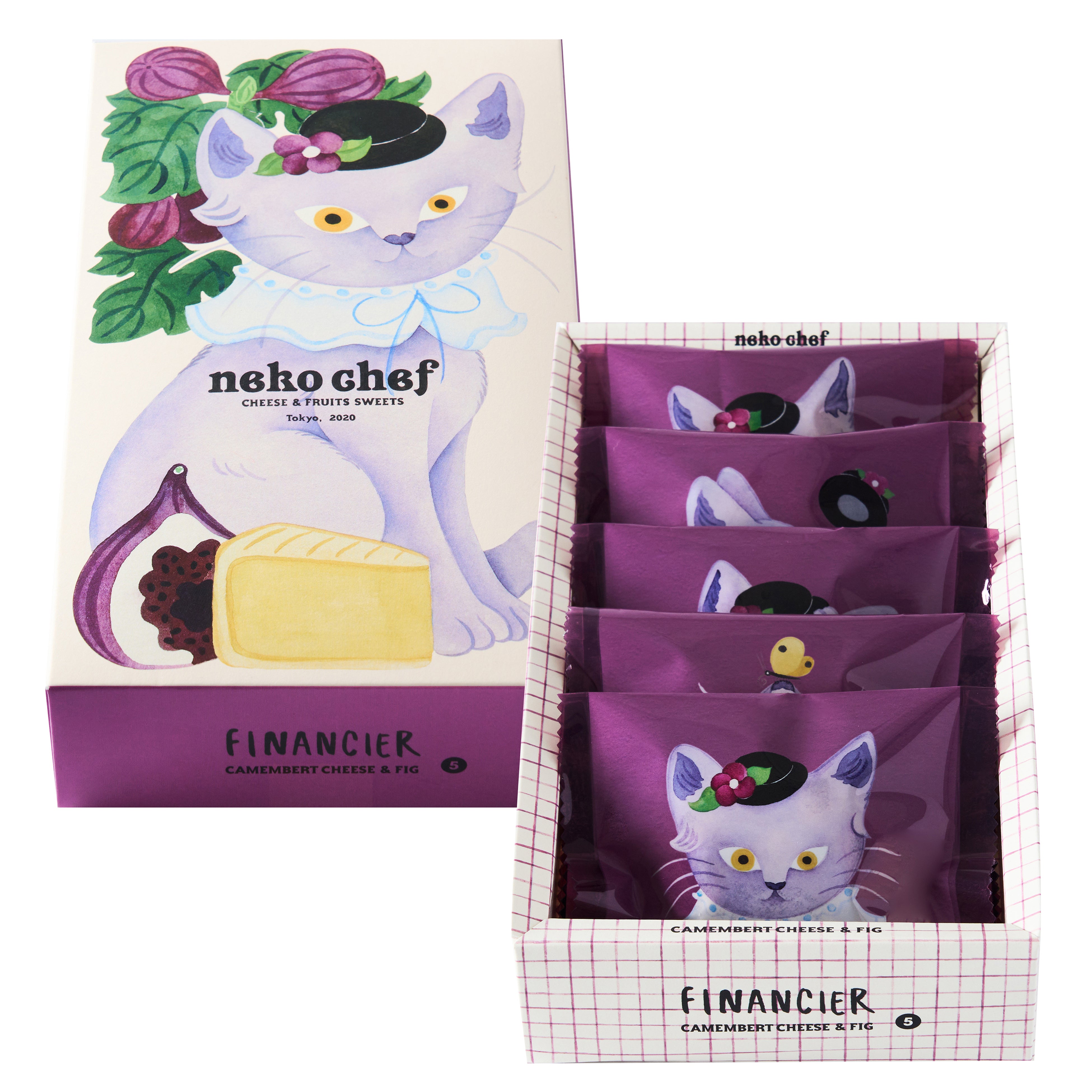 イチジクのやさしい甘さとプチプチ食感がカマンベールの風味と共に