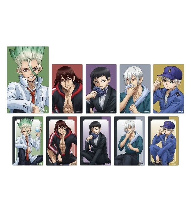 Dr.STONE 　　石神千空 石化前　缶バッジ 　限定特典 スクエア缶バッジ TVアニメ「Dr.STONE」 - 描き下ろしイラスト 石化前ver