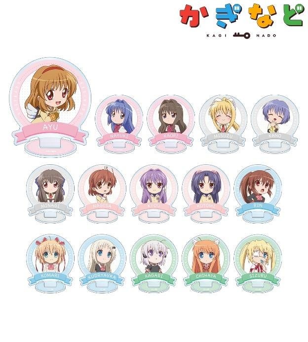 かぎなど』のトレーディングアクリルスタンド、Tシャツ