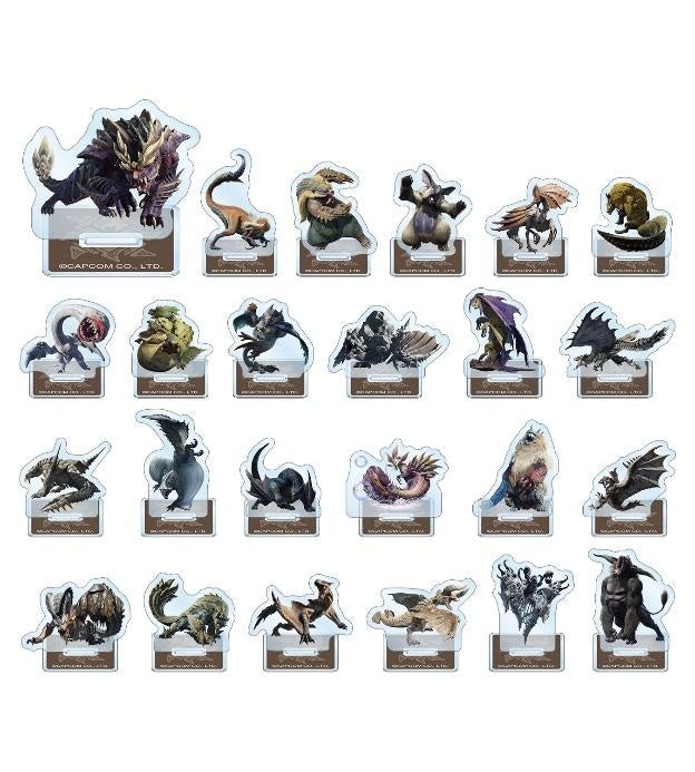 モンスターハンターライズ　アクリルスタンドまとめ売り モンスターハンターライズ』のトレーディングアクリルスタンド