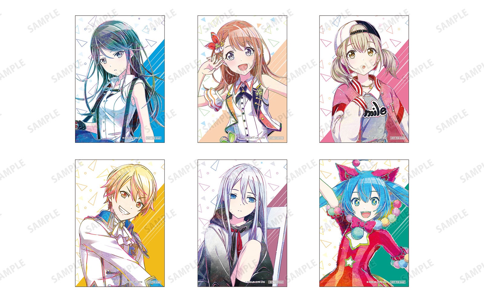 プロジェクトセカイ　TSUTAYA アクリルスタンド プロセカ ビビバス アクスタ付きカードスタンド（Vivid BAD SQUAD Brand New World