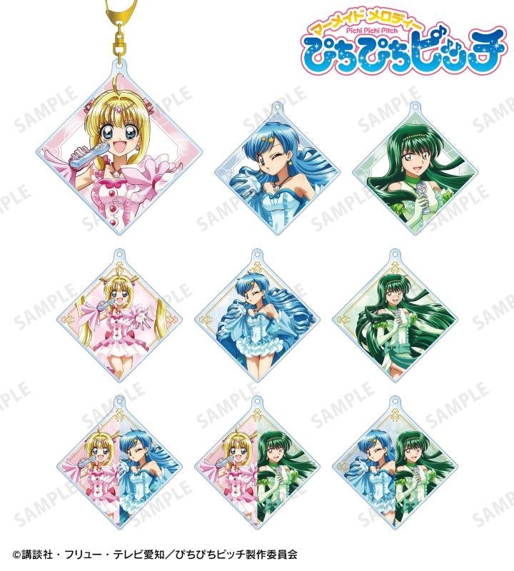 ぴちぴちピッチ20th Anniversary ver. 特大アクリルスタンド アニメ「ぴちぴちピッチ」 - 描き下ろしイラスト 七海 るちあ