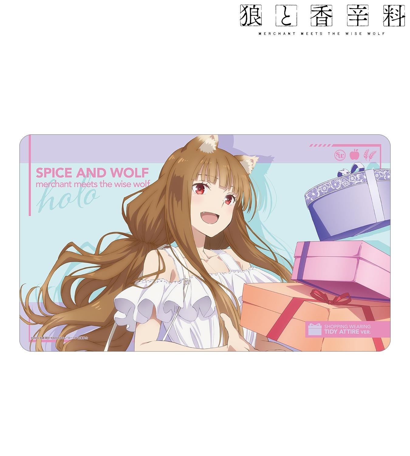 狼と香辛料 ホロ 場面写グリッター缶バッジ アニメイト 限定 特典 付 TVアニメ『狼と香辛料 MERCHANT MEETS THE WISE WOLF』の