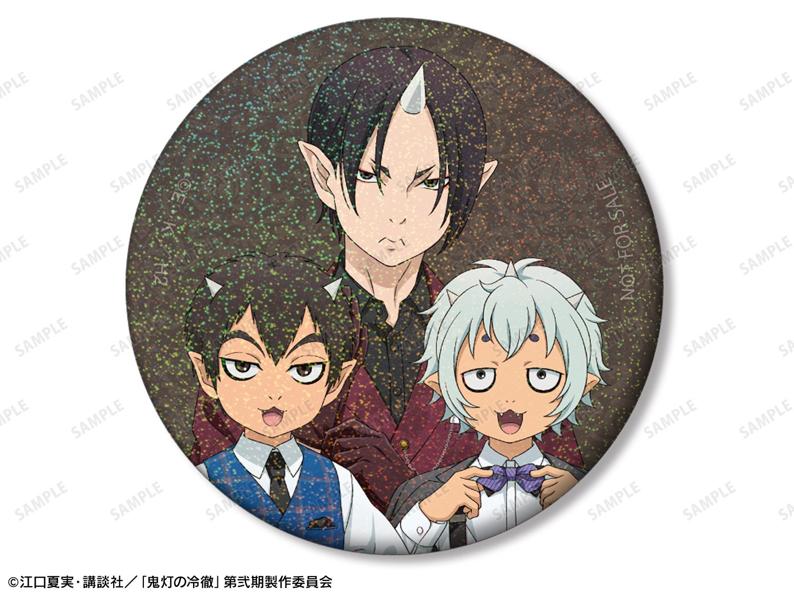 鬼灯の冷徹 ホログラム缶バッジ アニメイト限定特典 鬼灯 お香 y 鬼灯の冷徹 ホログラム缶バッジ アニメイト限定特典 鬼灯 お香 y