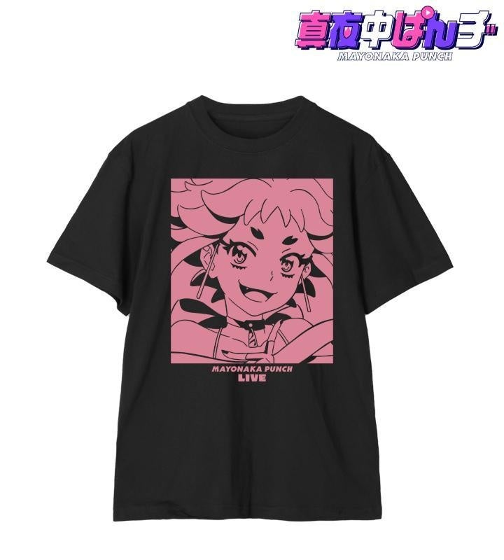 TVアニメ「真夜中ぱんチ」のバックプリントパーカー、Tシャツ、キー